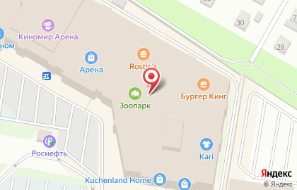 Магазин детской обуви Зебра на карте