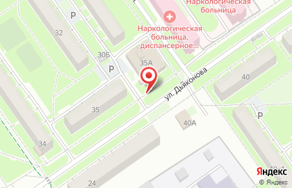 Киоск по продаже хлебобулочных изделий в Нижнем Новгороде на карте