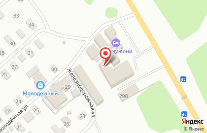 Гостиница Жемчужина на Молодёжной улице на карте