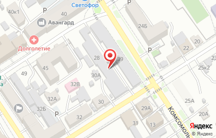 Торговая компания в Центральном районе на карте