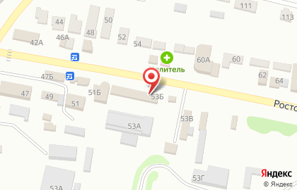 Кафе быстрого питания Бургермания на Ростовской улице на карте