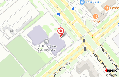 Столовая Бонжур на улице Гагарина на карте