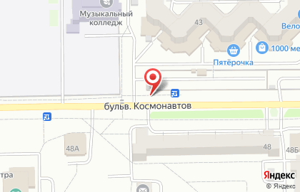 Автостоянка в Уфе на карте