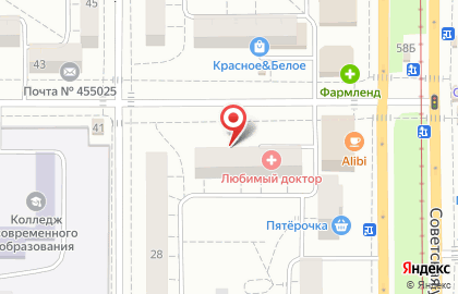 Автомастерская Матадор в Правобережном районе на карте