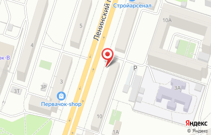 Рыболовный магазин на Крючке в Левобережном районе на карте