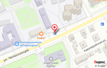 Киоск фастфудной продукции Шаурма от Teddi на улице Челюскинцев на карте