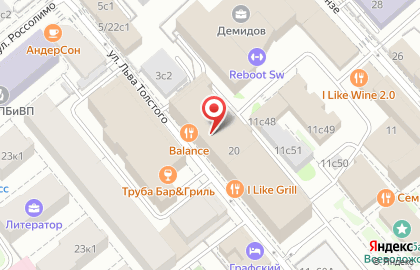 Строганов на улице Льва Толстого на карте
