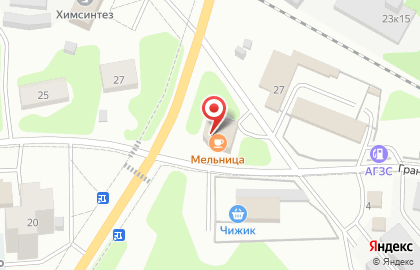 Ресторан Мельница в Москве на карте
