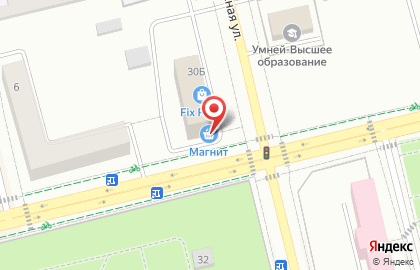 Супермаркет Магнит в Москве на карте