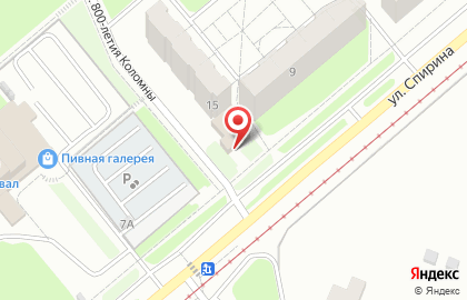 Пансионат Почта России в Коломне на карте