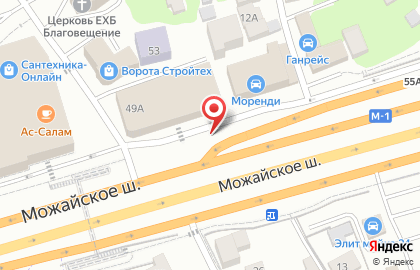 Мобайл Сервис в Одинцово на карте
