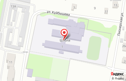 Мирновская средняя общеобразовательная школа, Красноярский район на карте