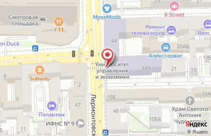 СПбУУЭ, Санкт-Петербургский университет управления и экономики на карте