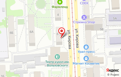Салон Янтарь в Калининском районе на карте