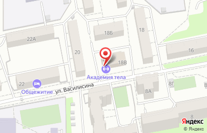Спортивно-оздоровительный центр Академия тела во Владимире на карте
