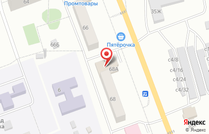 Супермаркет Пятёрочка на Первомайской улице на карте
