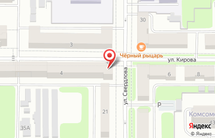 Магазин Мир мебели в Новомосковске на карте