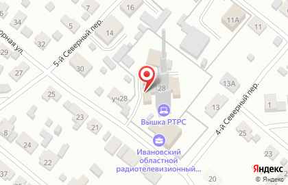 Областной радиотелевизионный передающий центр в Иваново на карте