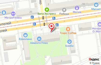 Екатеринбургский мясокомбинат на улице Машиностроителей на карте