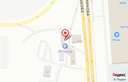Автомойка 25 часов в Красноярске на карте