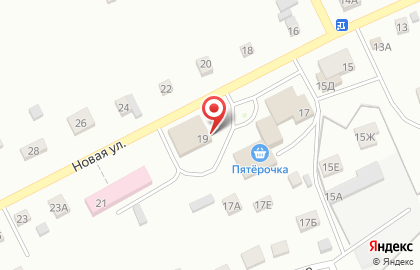 Продуктовый супермаркет Аникс на Новой улице на карте