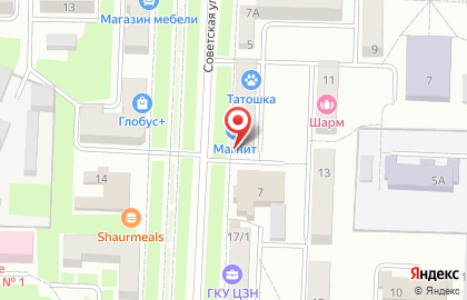 Фирменный магазин Крюгер на Советской улице на карте