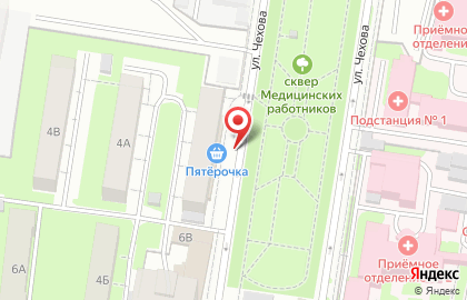 Пятерочка+, ООО Агроторг на улице Чехова на карте