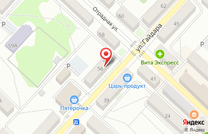 Магазин Кружка на улице Гайдара на карте