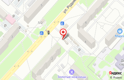 Продуктовый магазин Летний Луг на улице Родимцева Генерала, 2а киоск на карте