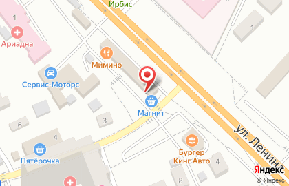 Сервисный центр Техсфера на улице Ленина на карте
