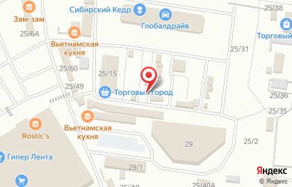 Магазин швейной фурнитуры в Омске на карте