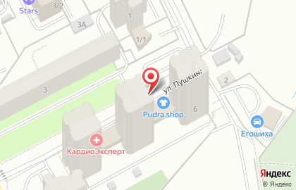Городская служба эвакуации МЭТР на улице Пушкина на карте