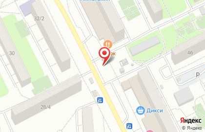 Продуктовый магазин в Москве на карте