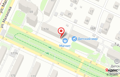 Мини-маркет по продаже печатной продукции Пресса 22 в Ленинском районе на карте