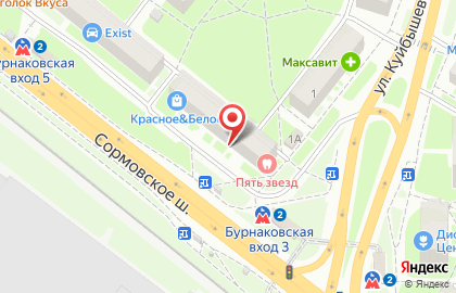 Магнит Маркет в Нижнем Новгороде на карте