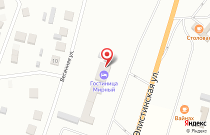 Гостиничный комплекс Мирный в Астрахани на карте