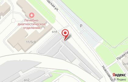 Искра на Новозаводской улице на карте