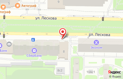 Мини-маркет Фасоль на улице Лескова на карте