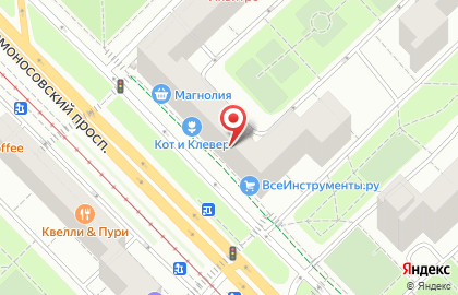 Банк втб на Ломоносовском проспекте, 18 на карте