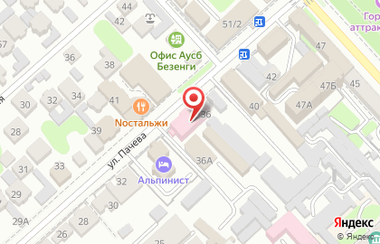 Глазная клиника ЛЕНАР на улице Пачева на карте