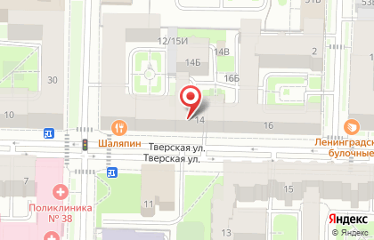 Представительство Вологодской области в Северо-Западном федеральном округе в Центральном районе на карте
