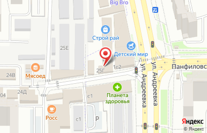 Пекарня в Москве на карте