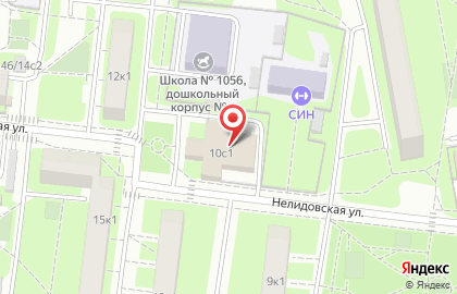 Кинотеатр Москино Полет на улице Нелидовская на карте