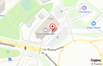 Студия звукозаписи i am Studio на улице Ворошилова на карте