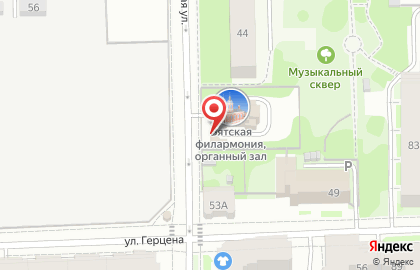 Концертный зал органной и камерной музыки, ОГАУК на карте