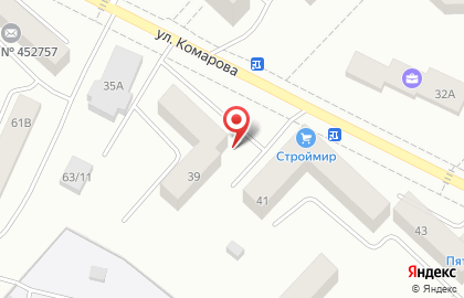 Good food на улице Комарова на карте