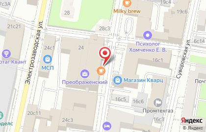 Проектно-строительная компания Атомстрой на Электрозаводской улице на карте