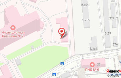 Московский городской центр СПИД на 8-й улице Соколиной Горы на карте