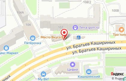 Служба кейтеринга Banket Service на улице Братьев Кашириных на карте