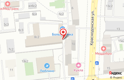 Магазин женского белья Черёмушки в Москве на карте